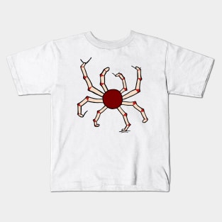 Climbing mr ball legs Kids T-Shirt